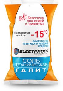 Реагент для дорог Sleetproof (Слитпруф) Экогалит 